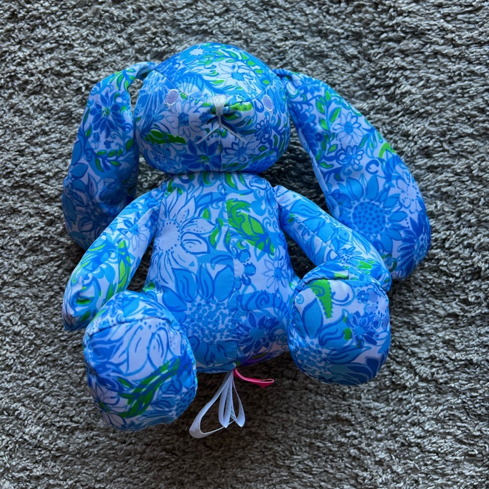 Lilly Pulitzer stuffed rabbit